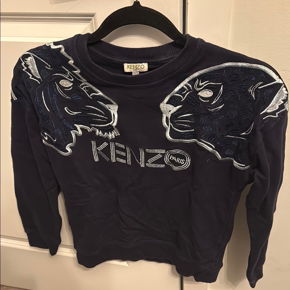 Kenzo Kids Navy Blue Panther Sweatshirt